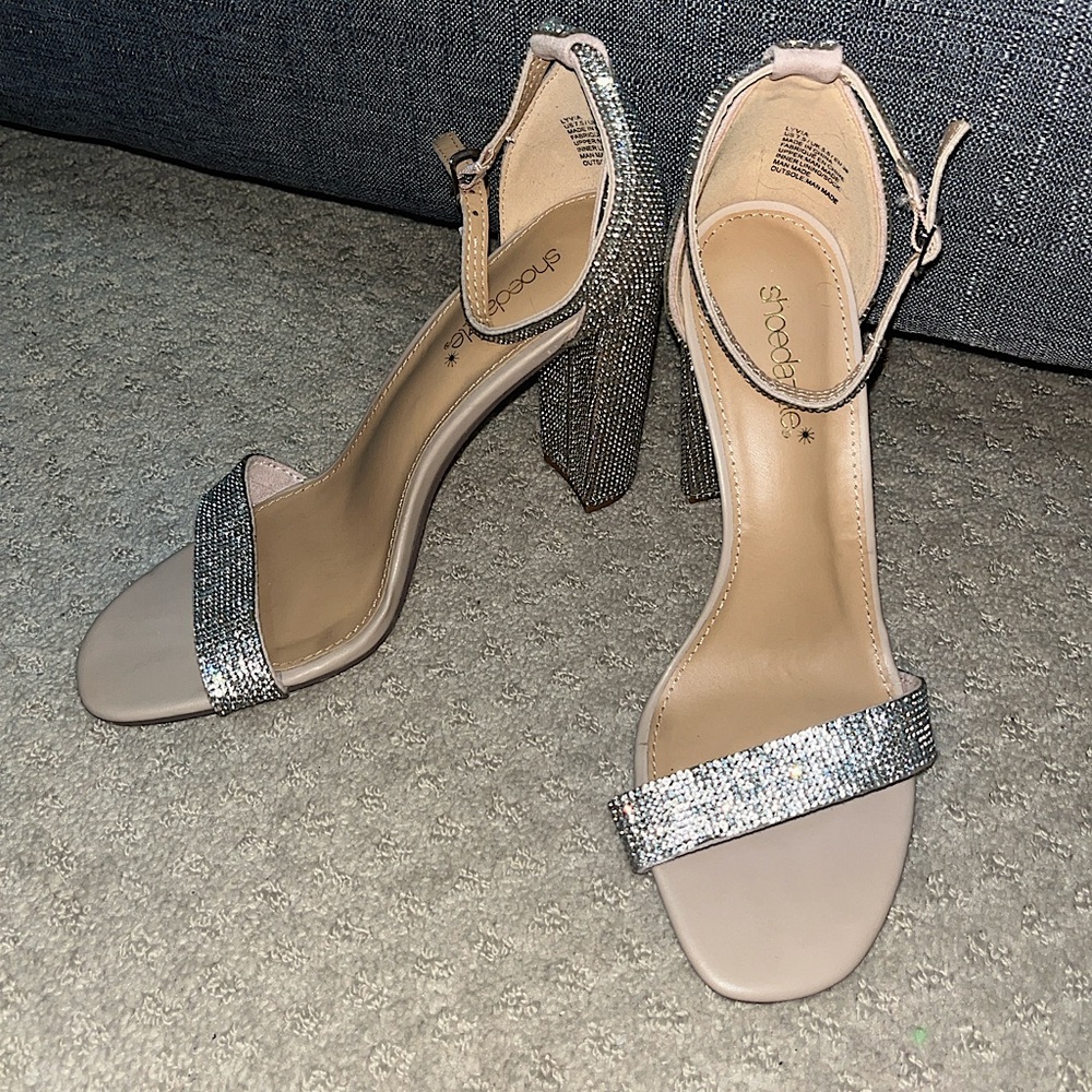 Rhinestone heels